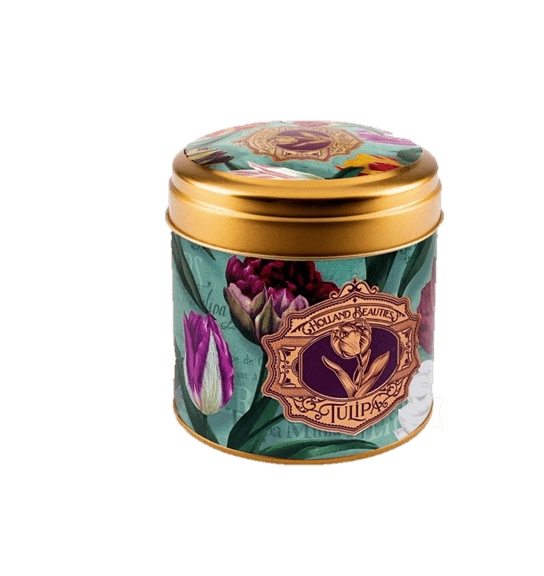 Tin - Stroopwafel - Tulips Green