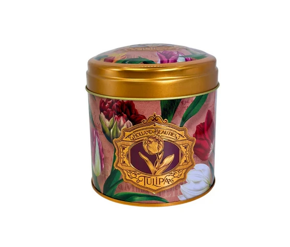 Tin - Stroopwafel - Tulips - Pink