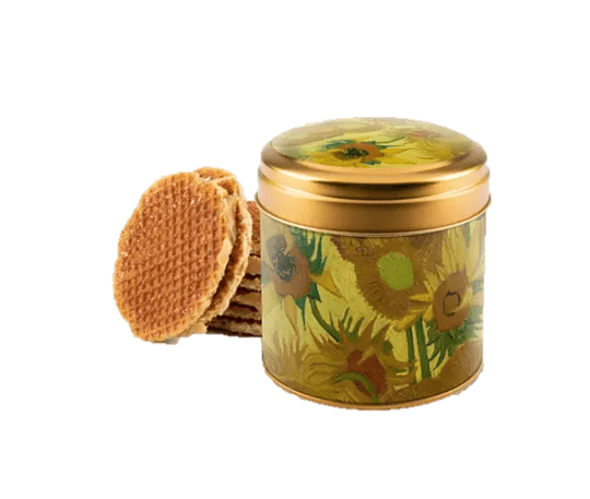 Tin - Stroopwafel - Van Gogh Sunflowers