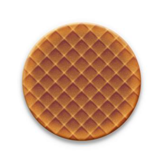 Tin - Stroopwafel - 3D Waffle