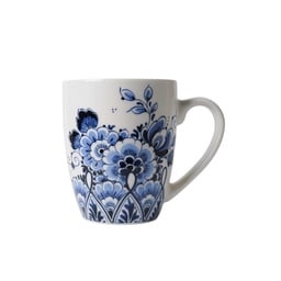 [XXH2018] Mug - Tea - Ceramic - Flowers - Delft Blue