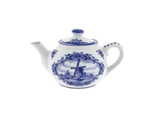 Teapot - Delfts Blue - Windmill Design 750ml