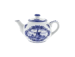 [XXG3021] Teapot - Delfts Blue - Windmill Design 750ml