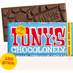 [CH1302] Tony's Chocolonely Dark Milk Chocolate Bar 180g