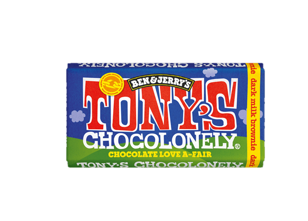Tony's Chocolonely Dark Milk Chocolate Bar w/ Brownie 180g