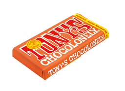[CH1342] Tony's Chocolonely Milk Chocolate Bar w/ Caramel & Sea Salt 90g