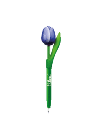 [ES835.05.180] Wooden Tulips Ballpoint Pen - Blue Daisy