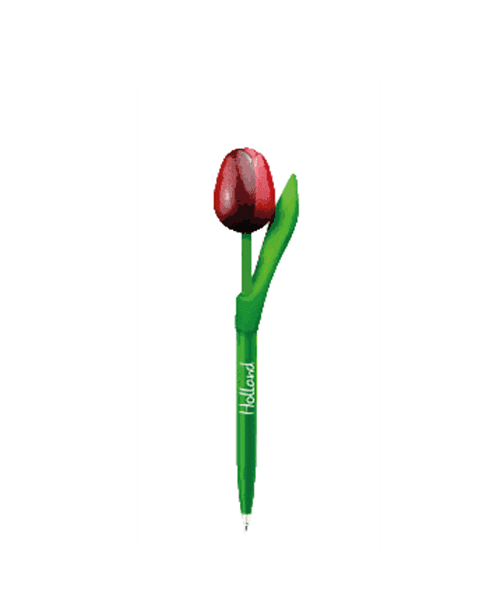Wooden Tulips Ballpoint Pen - Pink