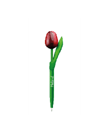 [ES835.12.180] Wooden Tulips Ballpoint Pen - Pink