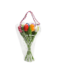 [ES821.9908.200] Wooden Tulip Bouquet Assorted - 9pc - 20 cm