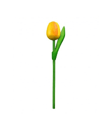 [ES820.200-yo] Wooden Tulips - Yellow & Orange, Small 20 cm