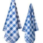 Twentse Damast - Tea Towel - Blue House