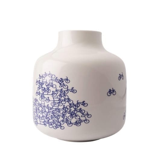 Vase - Delft Blue - Bikes no. 3 (Disc)