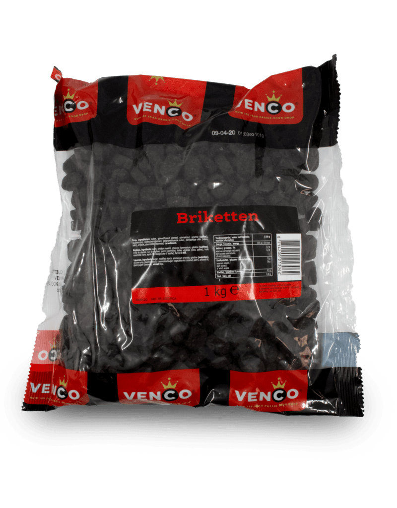 Venco Double Salted Bricks Licorice 1000g