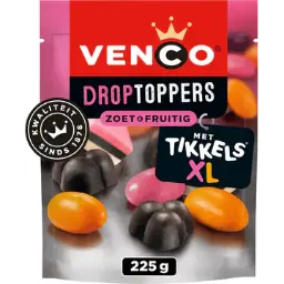 [LP749] Venco Droptoppers Sweet & Fruity 225g