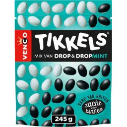 [LP728] Venco Licorice & Mint Tikkels 245g