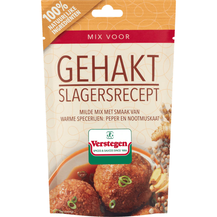 [SP0540] Verstegen Ground Beef Spice Mix w/ Bread Crumbs 40g