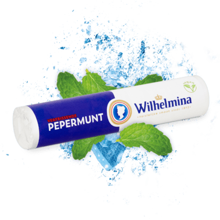 Wilhelmina Peppermint Rolls 40g