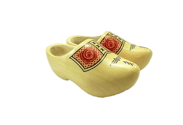 Wooden Shoe Pair - Farmer 31cm