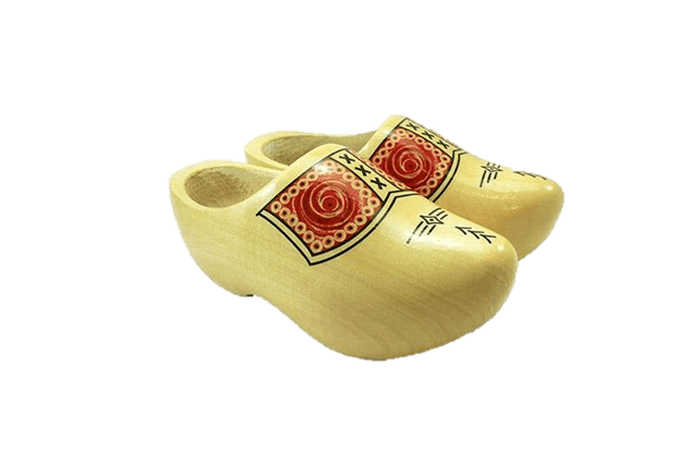 Wooden Shoe Pair - Farmer 32cm