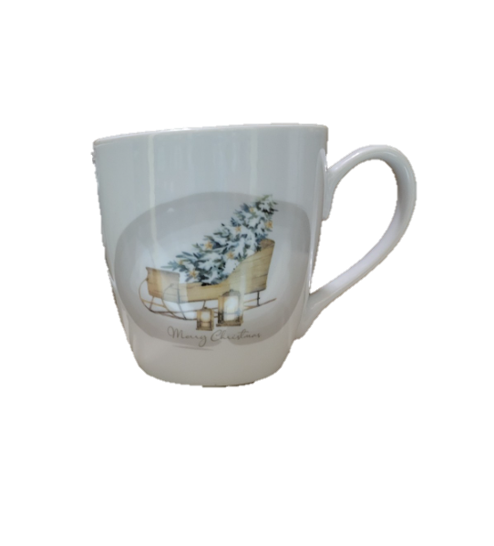 Mug - Boltze Home Jumbo - Sleigh 480ml Porselein