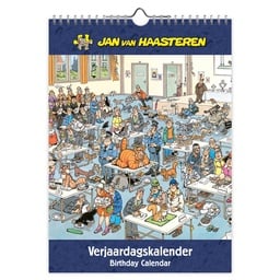 [XXH3044] Birthday Calendar - Jan Van Haasteren 18x25