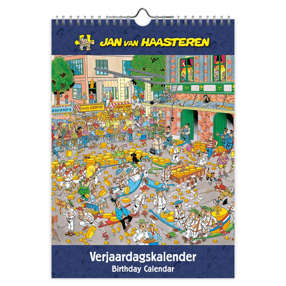 Birthday Calendar - Jan Van Haasteren