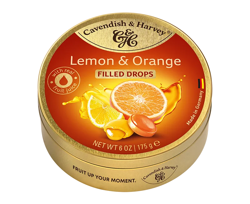 Cavendish & Harvey Lemon & Orange Filled Drops 175g