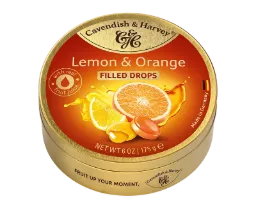 [CP743] Cavendish & Harvey Lemon & Orange Filled Drops 175g