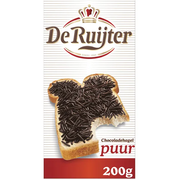 De Ruijter Dark Chocolate Hail 200g