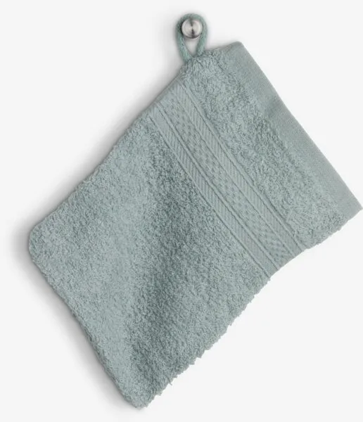Washcloths Hand Glove - Regular - Light Blue