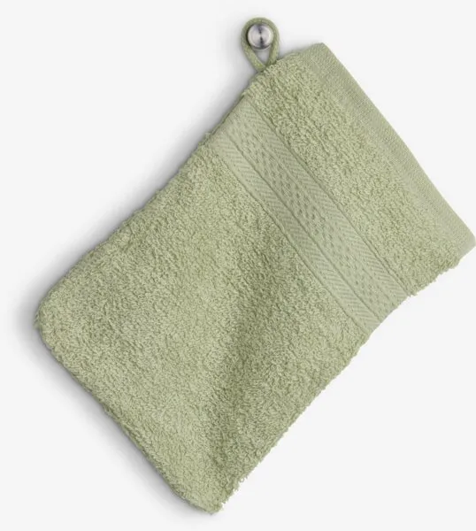 Washcloths Hand Glove - Regular - Green