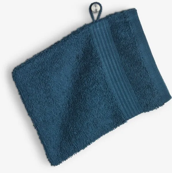 Washcloths Hand Glove - Premium - Navy Blue