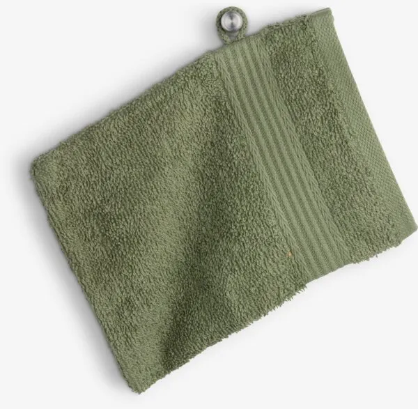Washcloths Hand Glove - Premium - Green