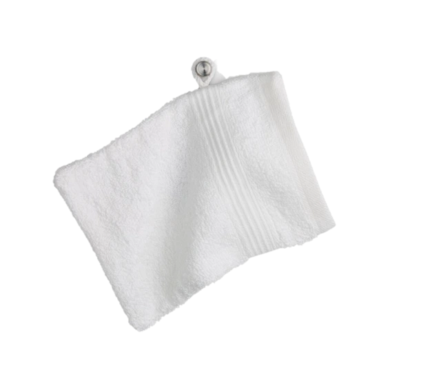 Washcloths Hand Glove - Regular - White