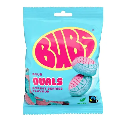 Bubs Forest Berries Sour Ovals 90g