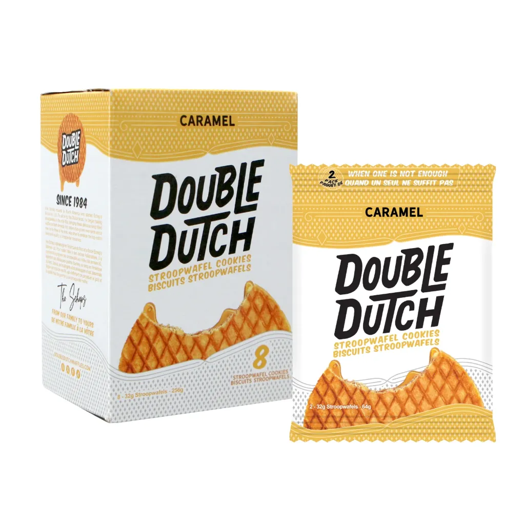 Double Dutch Caramel Syrup Waffle 2-pk 64g