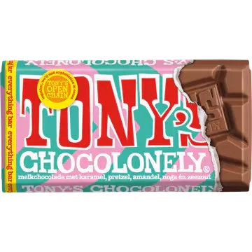 Tony's Chocolonely Milk Chocolate "Everything" Bar 90g