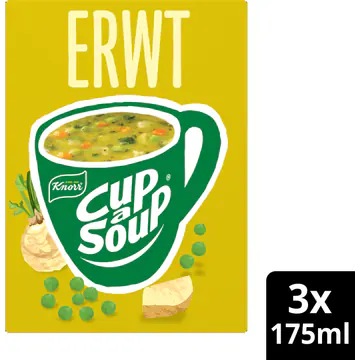 Knorr Pea Cup-A-Soup 3-pk 69g