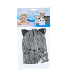 [XXT1008] Washandjes - Grey Cat