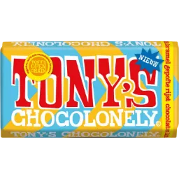 [CH1317] Tony's Chocolonely Milk Chocolate Bar w/ Caramel & Puffed Rice 180g