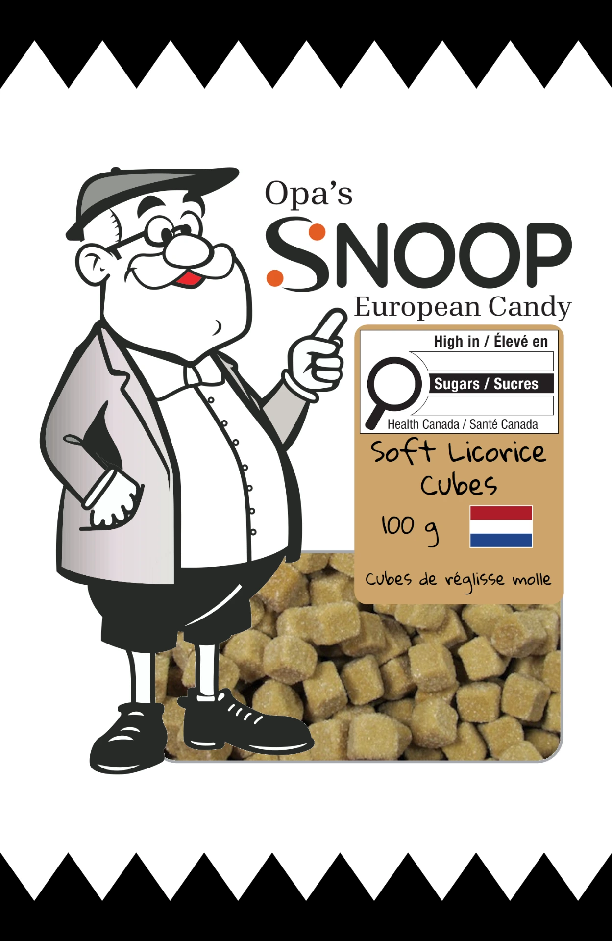 [CS103] Snoop Soft Licorice Cubes 100g