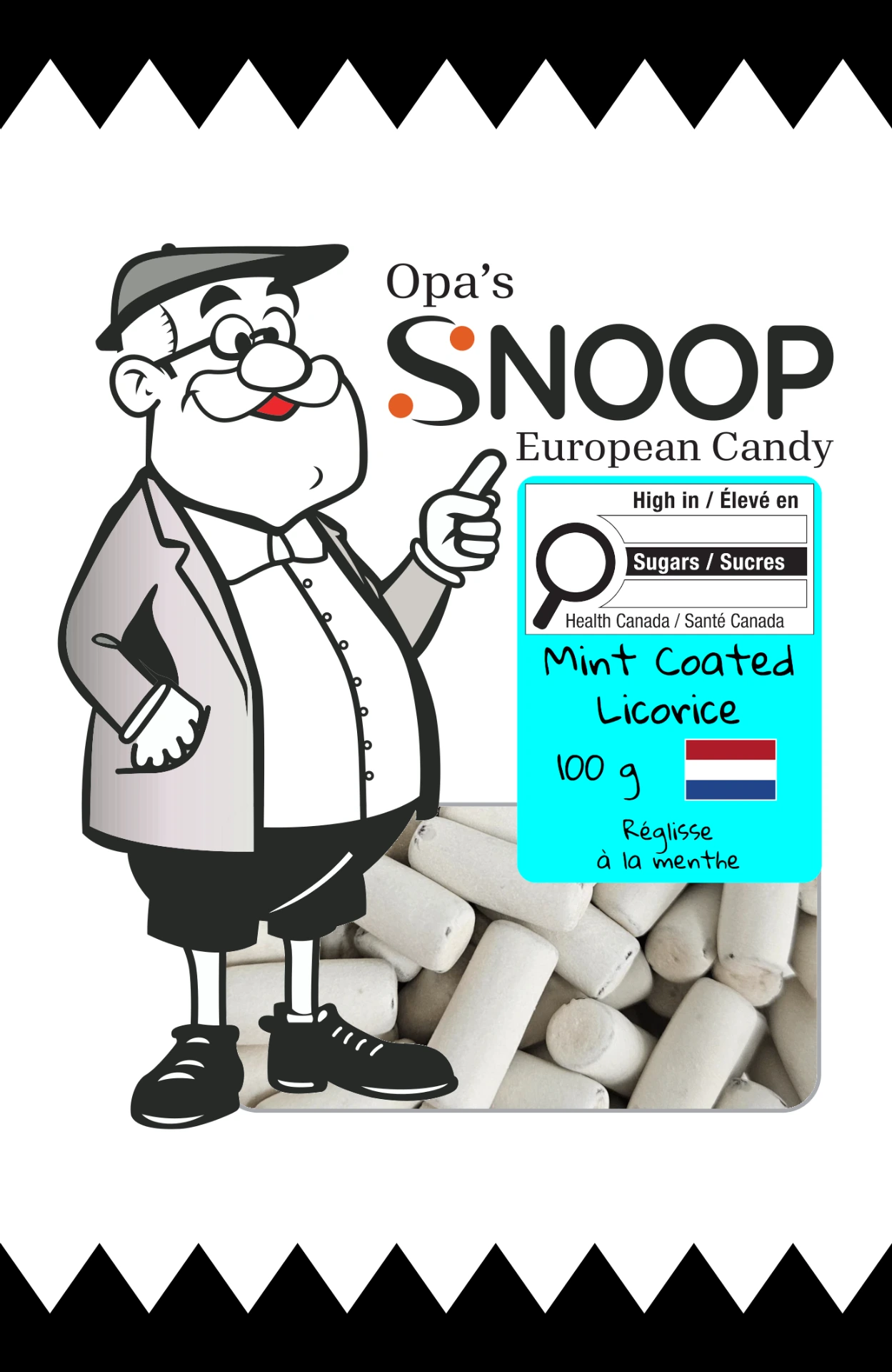 [CS104] Snoop Mint Coated Licorice 100g