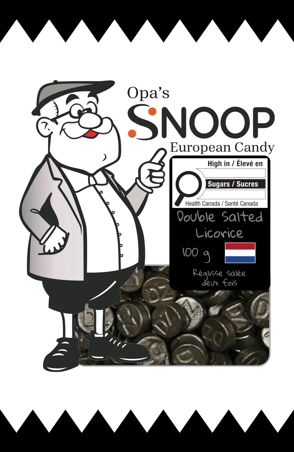 [CS106] Snoop Double Salted Licorice 100g