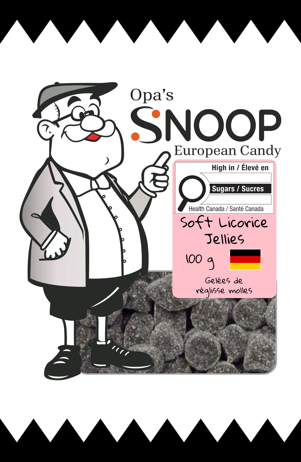 [CS111] Snoop Soft Licorice Jellies 100g