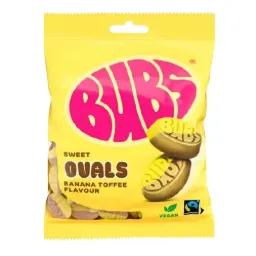 [CP285] Bubs Banana Toffee Ovals 90g
