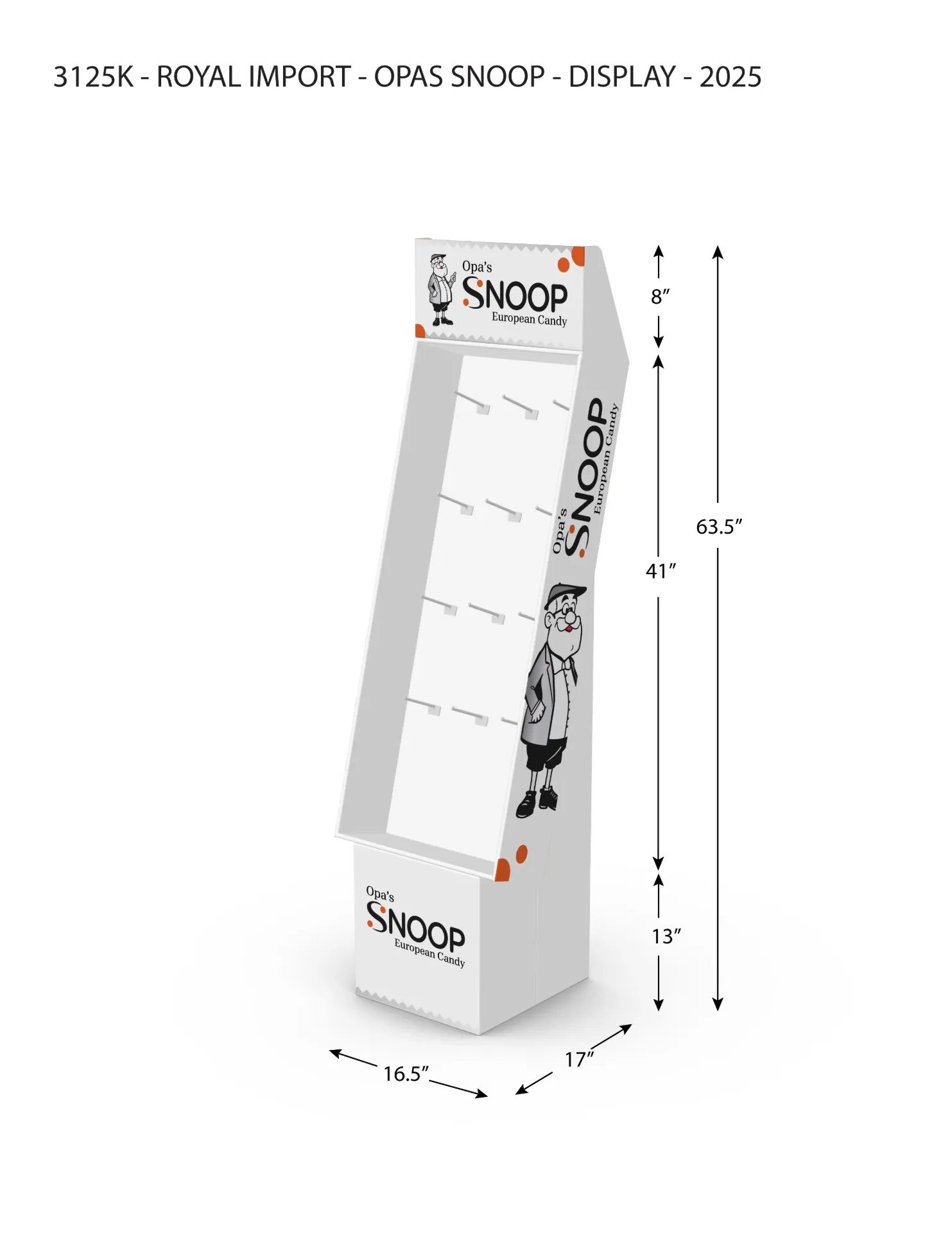 [XC2001] Snoop - Floor Display - Candy not included