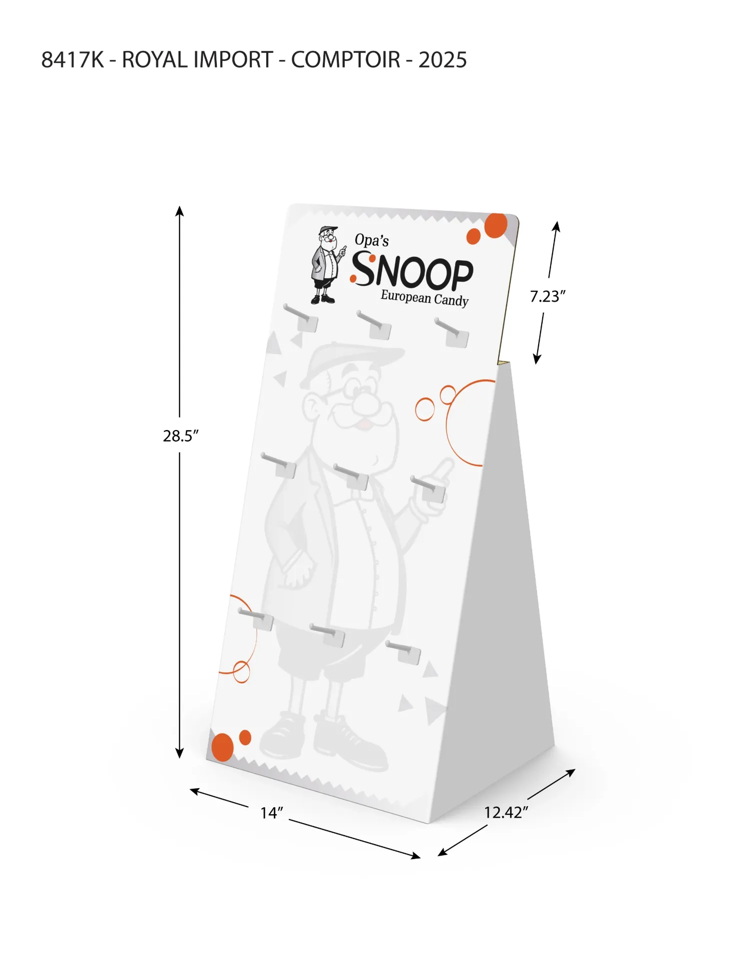 Snoop - Countertop Display - Candy not included