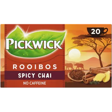 Pickwick Rooibos Spicy Chai Tea 20pc - 36g