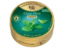[CP727] Cavendish & Harvey Clear Mint Drops 200g